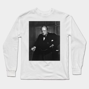 Sir Winston Churchill Long Sleeve T-Shirt